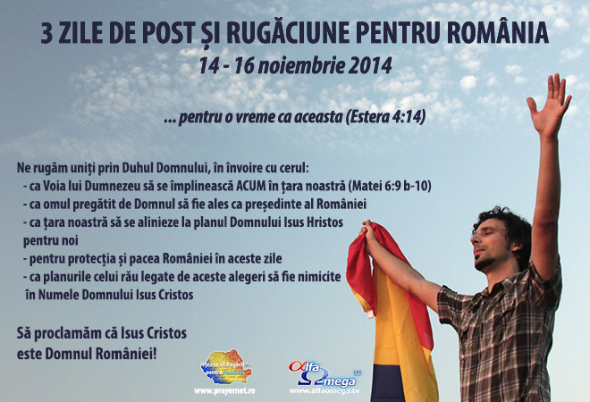 3ZILE POST RUGACIUNE ROMANIA 16noiembrie2014